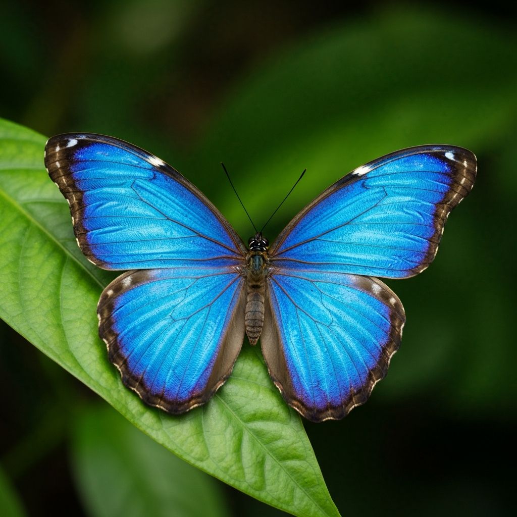 Blue Morpho Butterfly